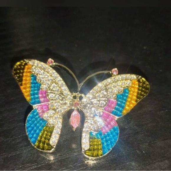 Colorful Butterfly Brooch - Picture 4 of 5